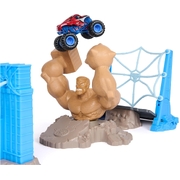 Marvel Monster Jam The Amazing Spider-Man Sandman City Battle Playset 1:64 Scale