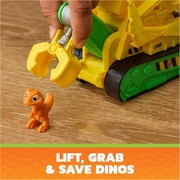 PAW Patrol: The Dino Movie Vehicle Rubble Dino Rescue Bulldozer