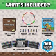 Sticki Rolls Minecraft Collectors Book & Wristband Set