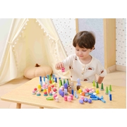Viga Wooden Nature Treasures Blocks (141 pcs)