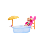 Barbie Summer Vacation Chelsea Pool Party Playset