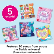 Fisher-Price Barbie Record Player Musical Toy Pretend Play