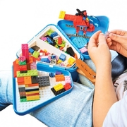 Teebee- Play on the go Multipurpose Toy box Blue