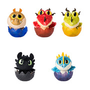 How To Train Your Dragon Plush Dragon In Egg [Colour: Black]