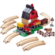 Brio World Farm Railway Train Set 20pc 33719