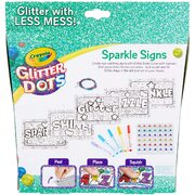 Crayola Glitter Dots Sparkle Signs