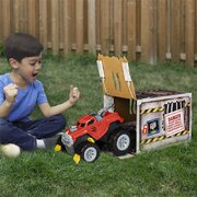 The Animal Interactive Unboxing Toy Truck with Retractable Claws, Lights and Sounds