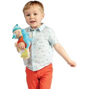 Wee Baby Stella Tiny Dino Set Peach Soft Baby Doll 