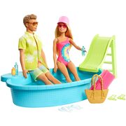 Barbie and Ken Convertible Car and Pool Gift Set