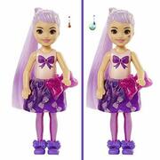 Barbie Color Reveal Chelsea Doll with 6 Surprises Shimmer (Purple)