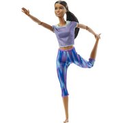 Barbie Made to Move Doll Brunette Ponytail Wearing Athleisure-wear
