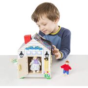 Melissa & Doug Wooden Doorbell House
