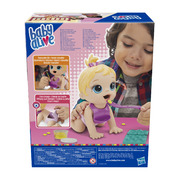 Baby Alive Lil Snacks Doll Eats and "Poops," 8-inch Baby Doll Blonde