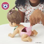 Baby Alive Lil Snacks Doll Eats and "Poops," 8-inch Baby Doll Brown Hair
