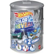 Hot Wheels Color Reveal 2 Pack Vehicles with Surprise Reveal & Repeat Color-Change