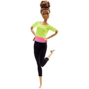 Barbie Made To Move Doll Yellow Top