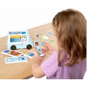 Melissa & Doug Magnetivity Magnetic Building Dress & Play Food Truck Playset