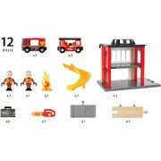 Brio World Fire Station 12pc 33833