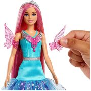 Barbie A Touch Of Magic Malibu Doll With Fairytale Outfit And Two Pets HLC32