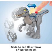 Imaginext Fisher Price Jurassic World Breakout 'Blue'