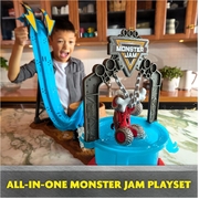 Monster Jam 1:64 Truck Wash Dalmatian Dunk Tank Playset