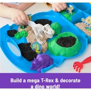 Kinetic Sand Dino Fossil T- Rex Dig Case