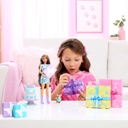 Barbie Party Unboxed Pet Birthday Brunette Doll