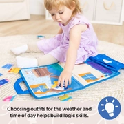 Melissa & Doug Ms Rachel What to Wear Felt Activity Board