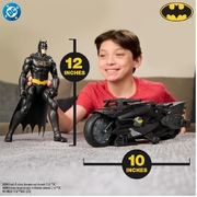 DC Batman Batcycle RC with Batman Figure Remote Control Vehicle