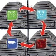 Teenage Mutant Ninja Turtles Mutant Mayhem Chrome Dome Radical Robot Figure