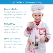 Melissa & Doug Let's Play House! Stainless Steel Pots & Pans Play Set