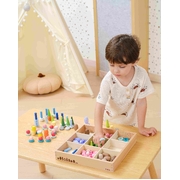 Viga Wooden Nature Treasures Blocks (141 pcs)