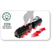 Brio World Battery-Operated Steaming Train 3pc 33884