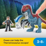 Imaginext Fisher Price Jurassic World Dominion Therizinosaurus & Owen
