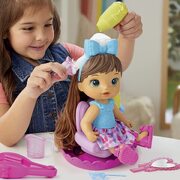 Baby Alive Sudsy Salon Styling Doll 12-Inch Brown Hair