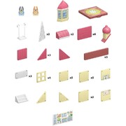 Tile Town Bluey Heeler Home Magnetic Tiles Playset