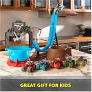  Monster Jam 1:64 Truck Wash Dalmatian Dunk Tank Playset