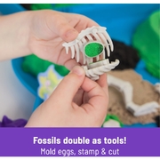 Kinetic Sand Dino Fossil T- Rex Dig Case