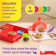 Kinetic Sand Squish Pizza Playset