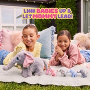 Zuru Pets Alive Mommy Elephant and Baby Surprise Interactive Toy