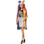 Barbie Rainbow Sparkle Hair Doll Playset