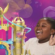 My Little Pony A New Generation Movie Royal Racing Zipline Princess Petals & Cloudpuff Playset