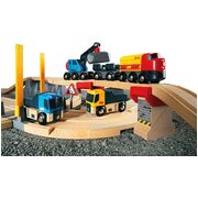 Brio World Rail & Road Loading Set 32pc 33210