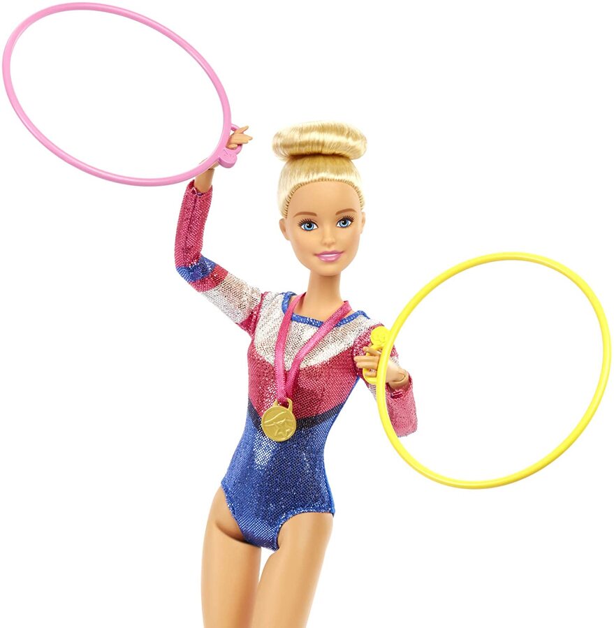 Barbie Gymnastics Balance Beam 15 Accessories Playset Lemony Gem Toys Online