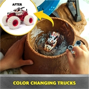  Monster Jam 1:64 Truck Wash Dalmatian Dunk Tank Playset