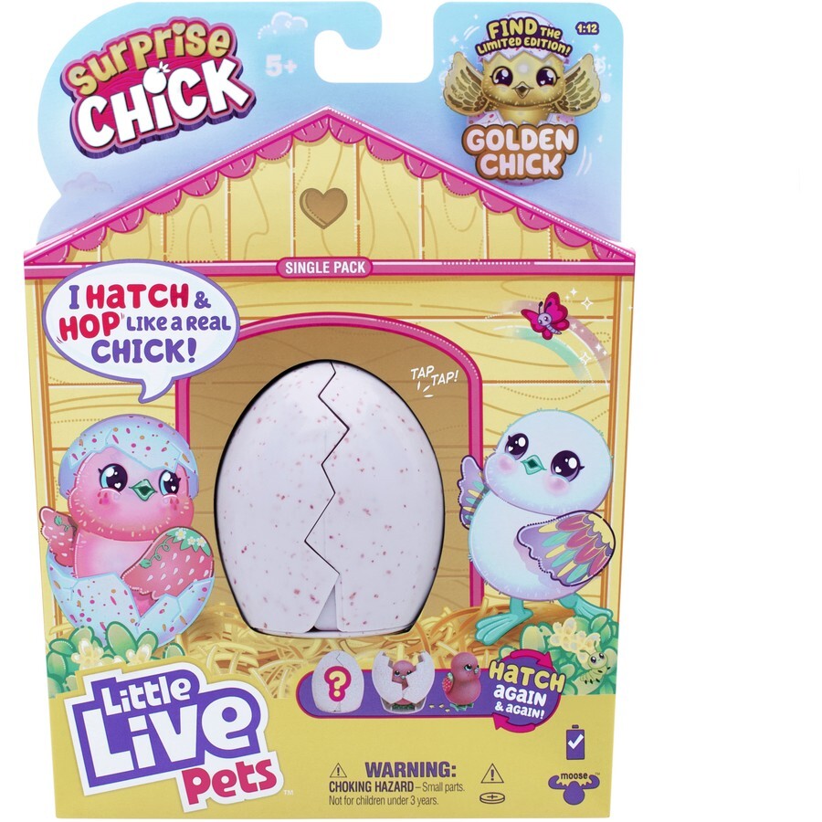 Little Live Pets Surprise Chick Season 4 Pink Egg Lemony Gem
