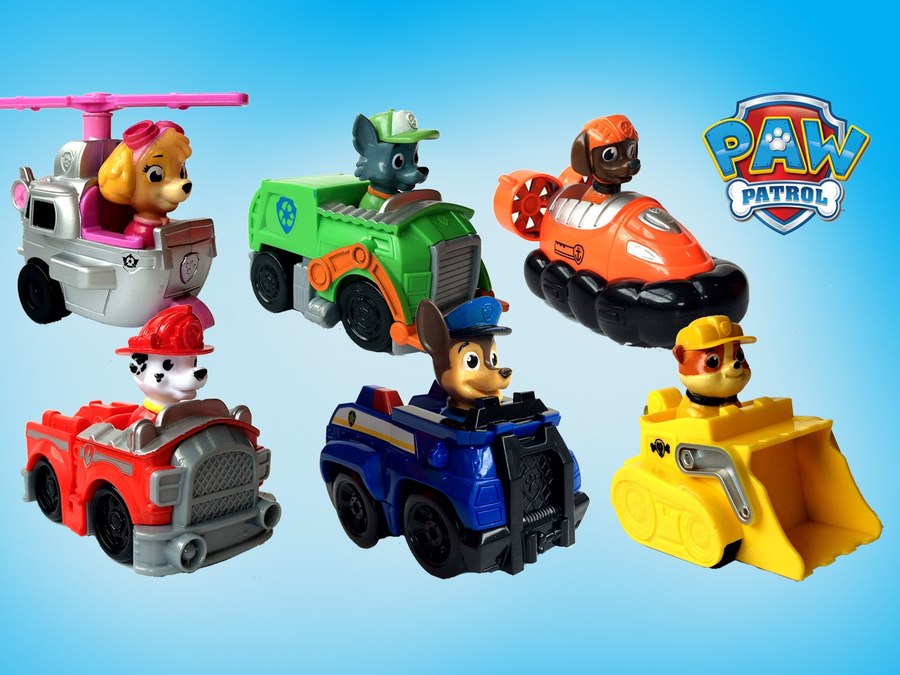 paw patrol race cars