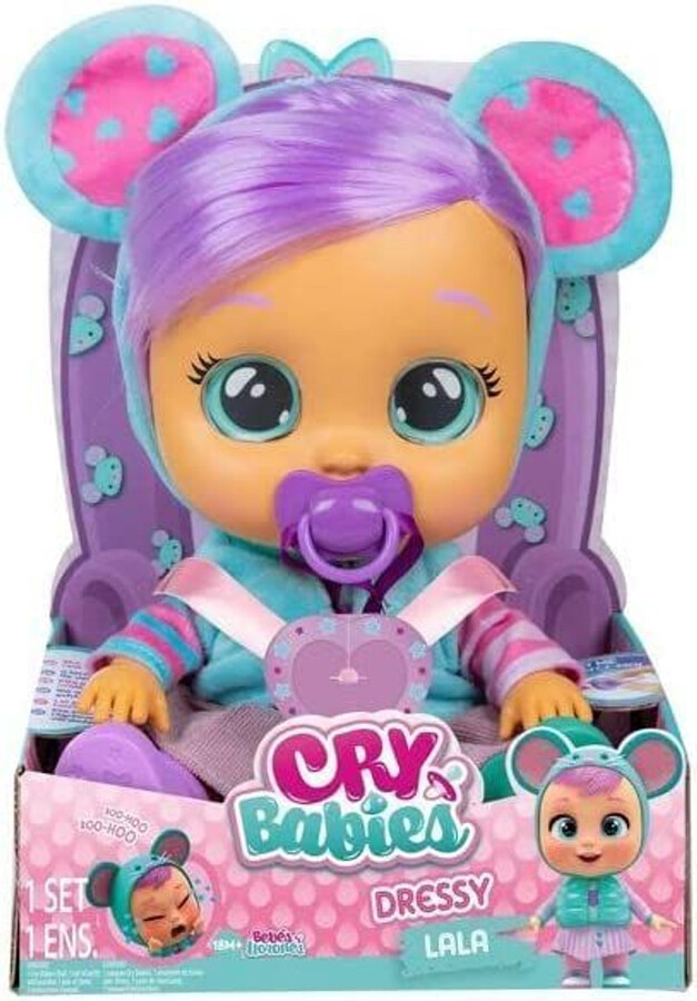 Cry babies shop lala interactive doll