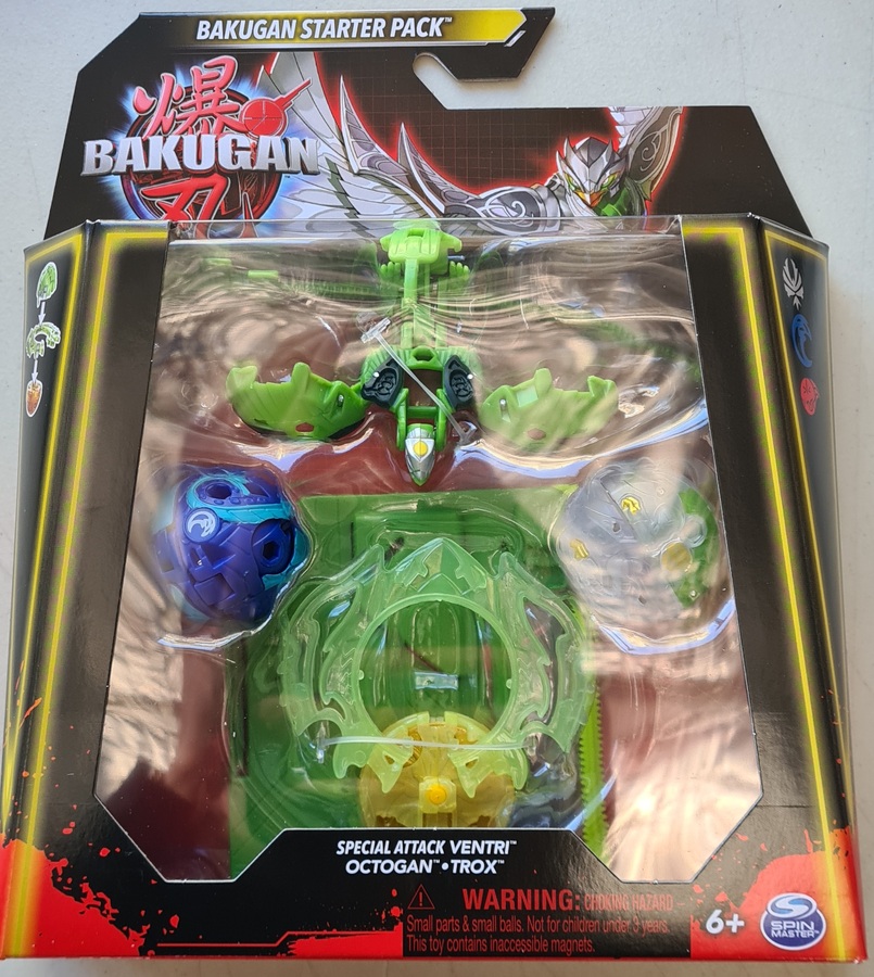 Bakugan 3.0 Starter Pack - Special Attack Ventri, Octogan & Trox Lemony Gem  Toys Online