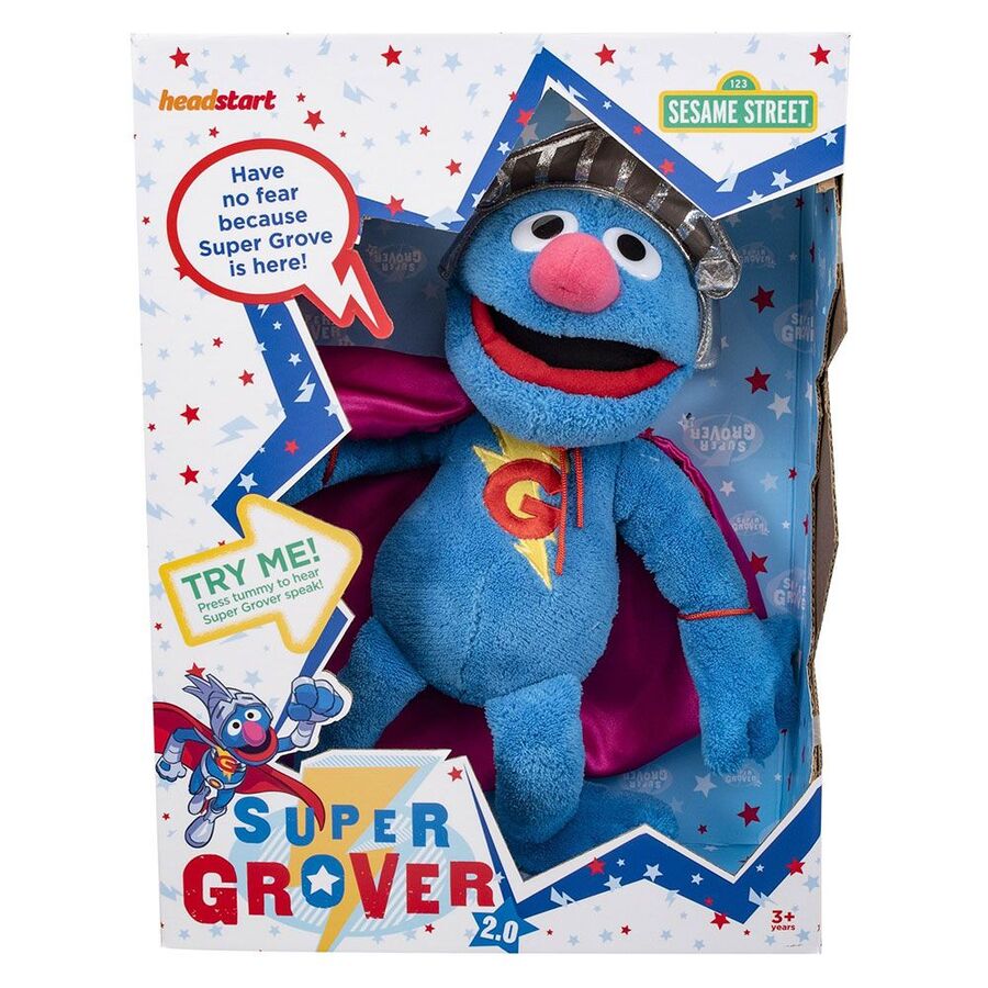 Sesame Street Super Grover Talking Plush | Lemony Gem Toys Online